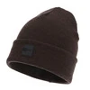Pánská zimní čepice, dvouvrstvá, hnědá, 100% merino vlněná, Flims