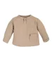 Přírodní mikina Waffel Baby Polo - Stone
