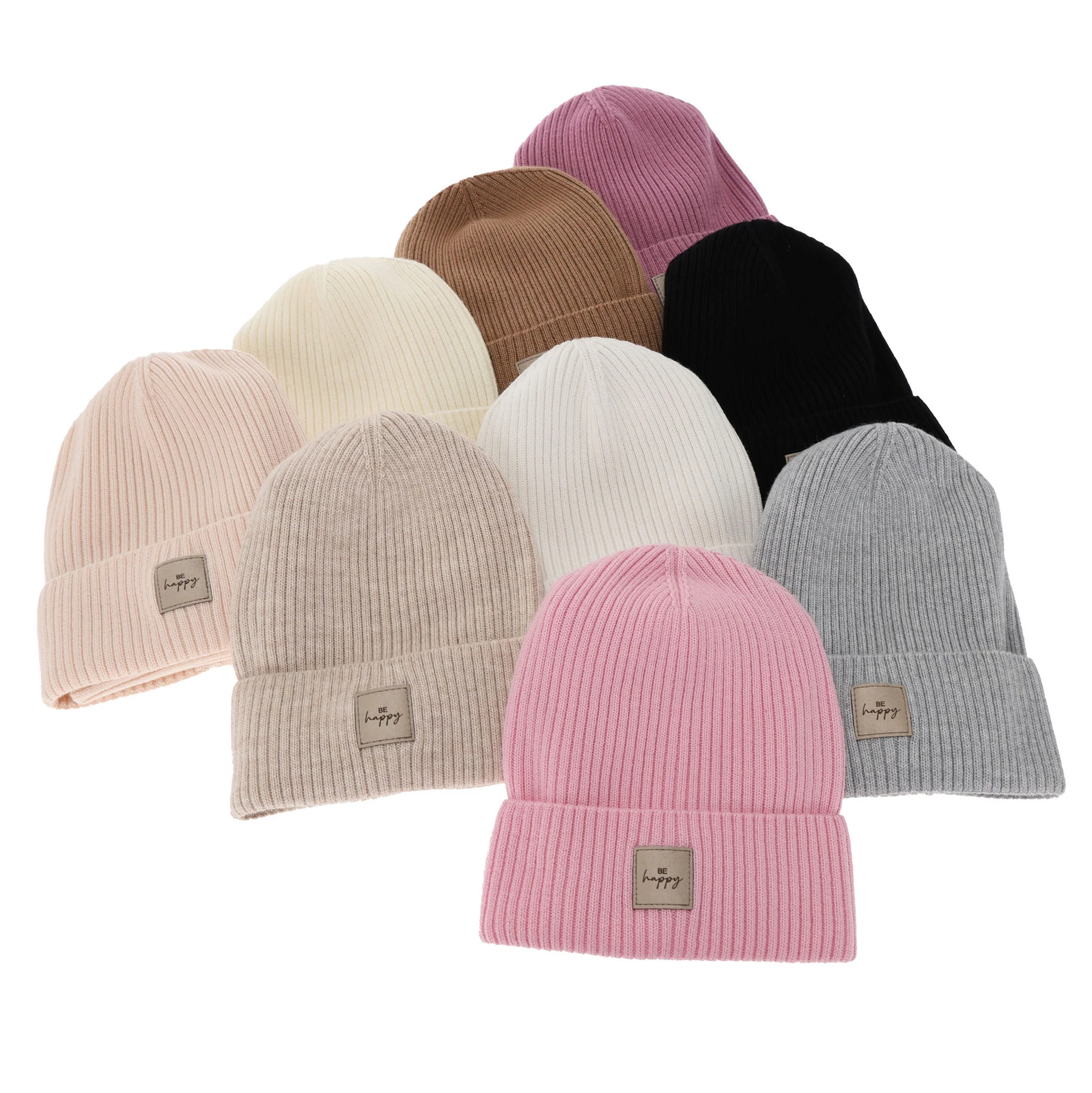 Komplet podzimní, jarní dívčí: čepice a tunel, černý, 100% merino vlna, Vanita