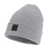 Pánská zimní čepice, dvouvrstvá, šedá, 100% merino vlněná, Flims