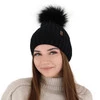 Dámska zimná čiapka z merino vlny v farbe camel Texa