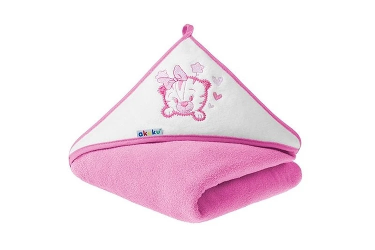 Osuška Kitten Pink 100x100
