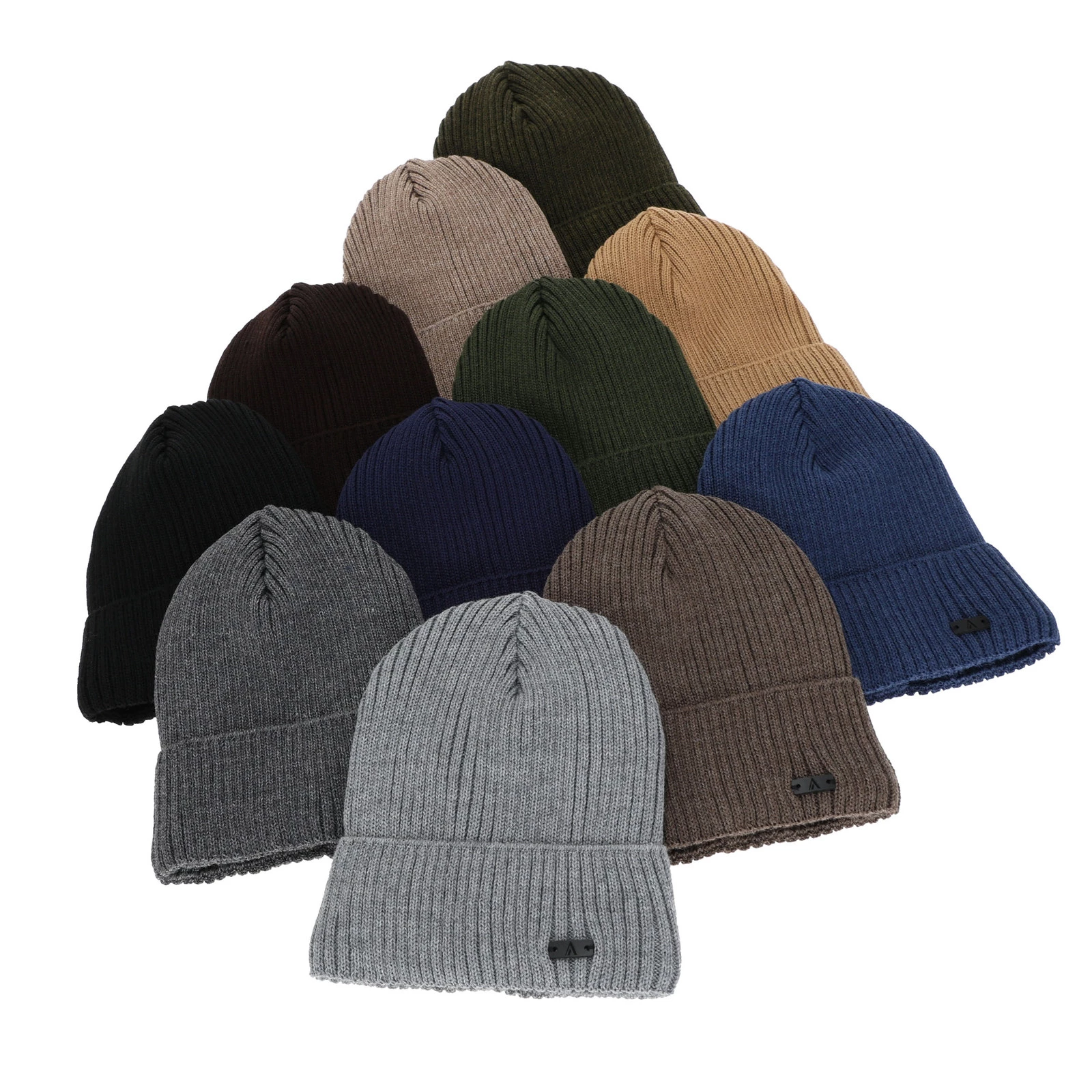 Pánská zimní čepice, khaki, s merino vlnou, Jeffrey