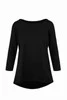  Maminka těhotenská a kojící halenka/tunika, černá