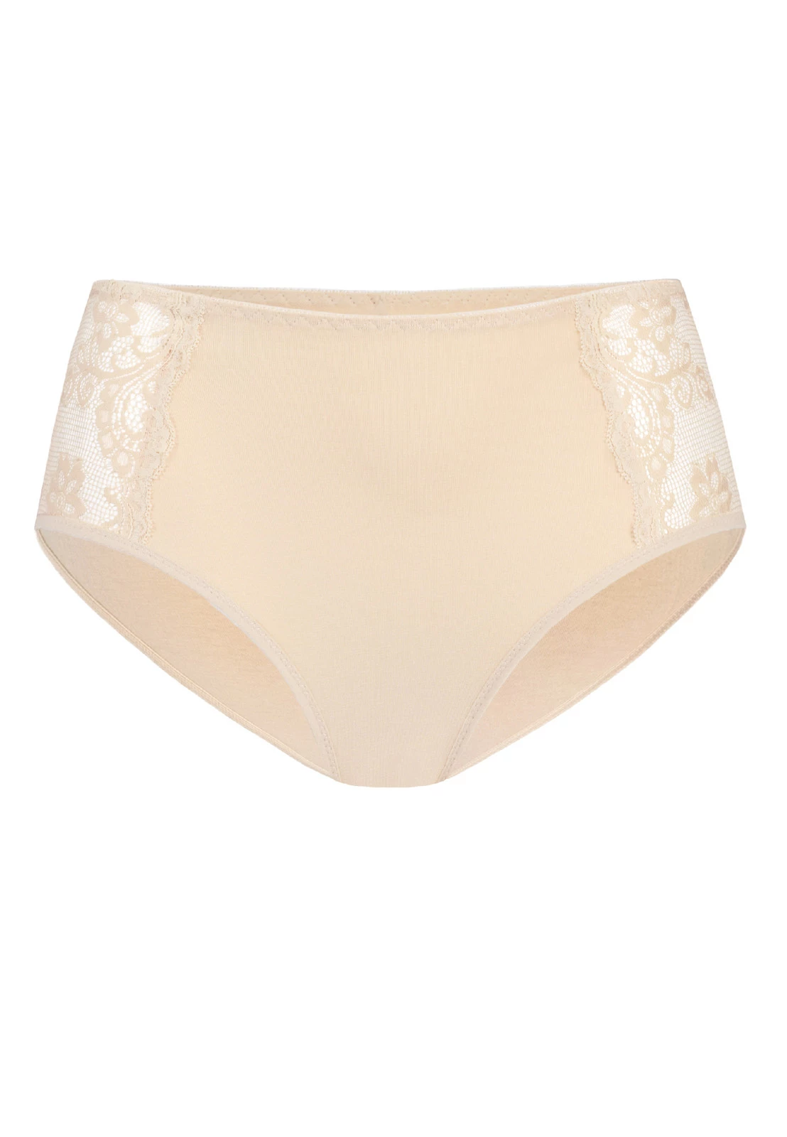 Vysoké bavlněné kalhotky Anastasia Beige