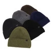 Pánská zimní čepice zelená 100% extrafine merino vlněná bezešvá Bruner