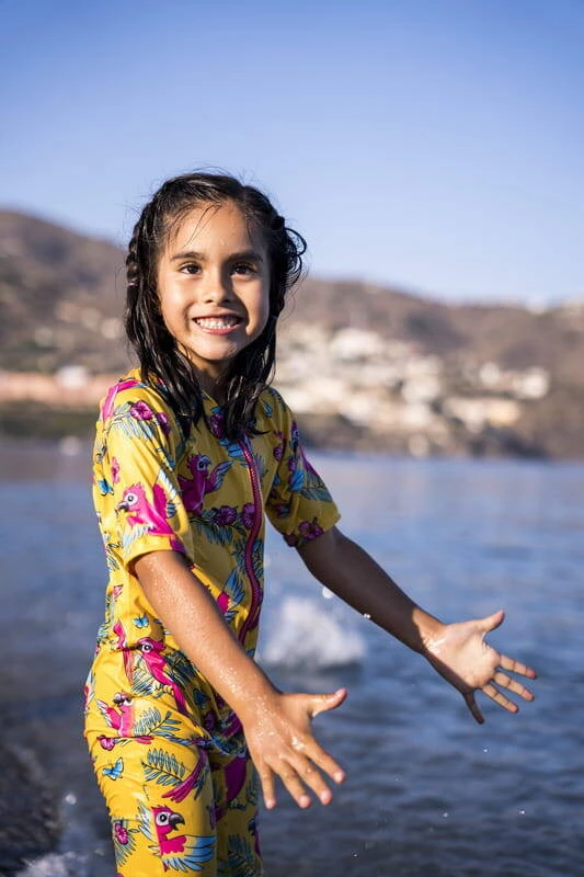 Žluté plavky Parrot UPF50+