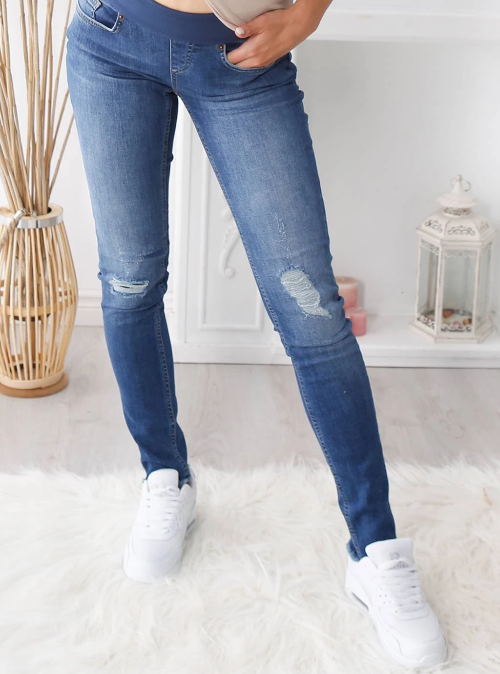 Džínové kalhoty Rocky Blue