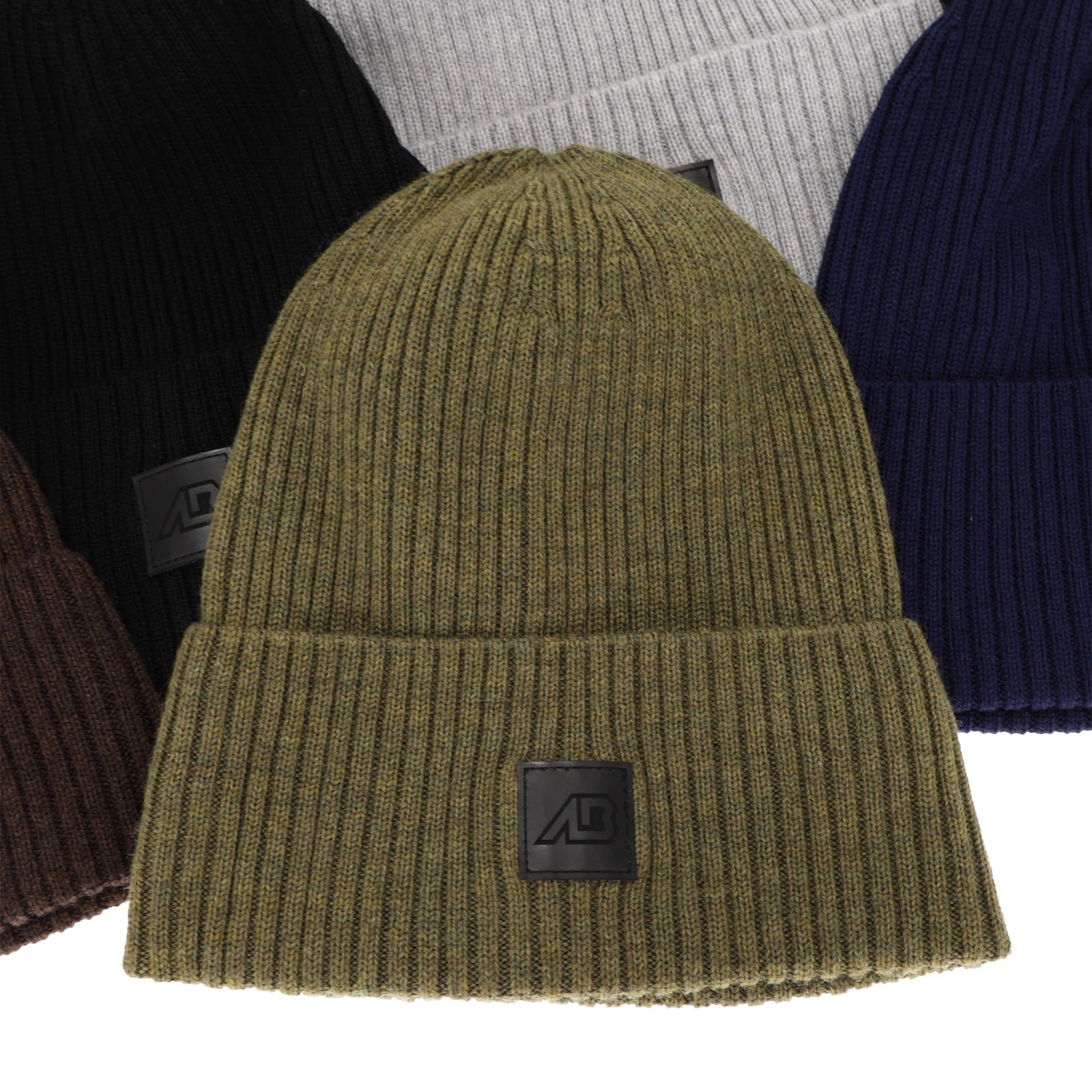 Pánská jarní/zimní čepice camel 100% extra fine merino vlněná Matias