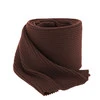 Šála zimní dámská, hnědá, 100% merino vlněná, Jessica