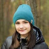 Dívčí zimní čepice fialová Elvina