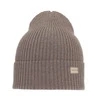Dámská jarní/zimní čepice béžová 100% extra fine merino vlněná Sophie