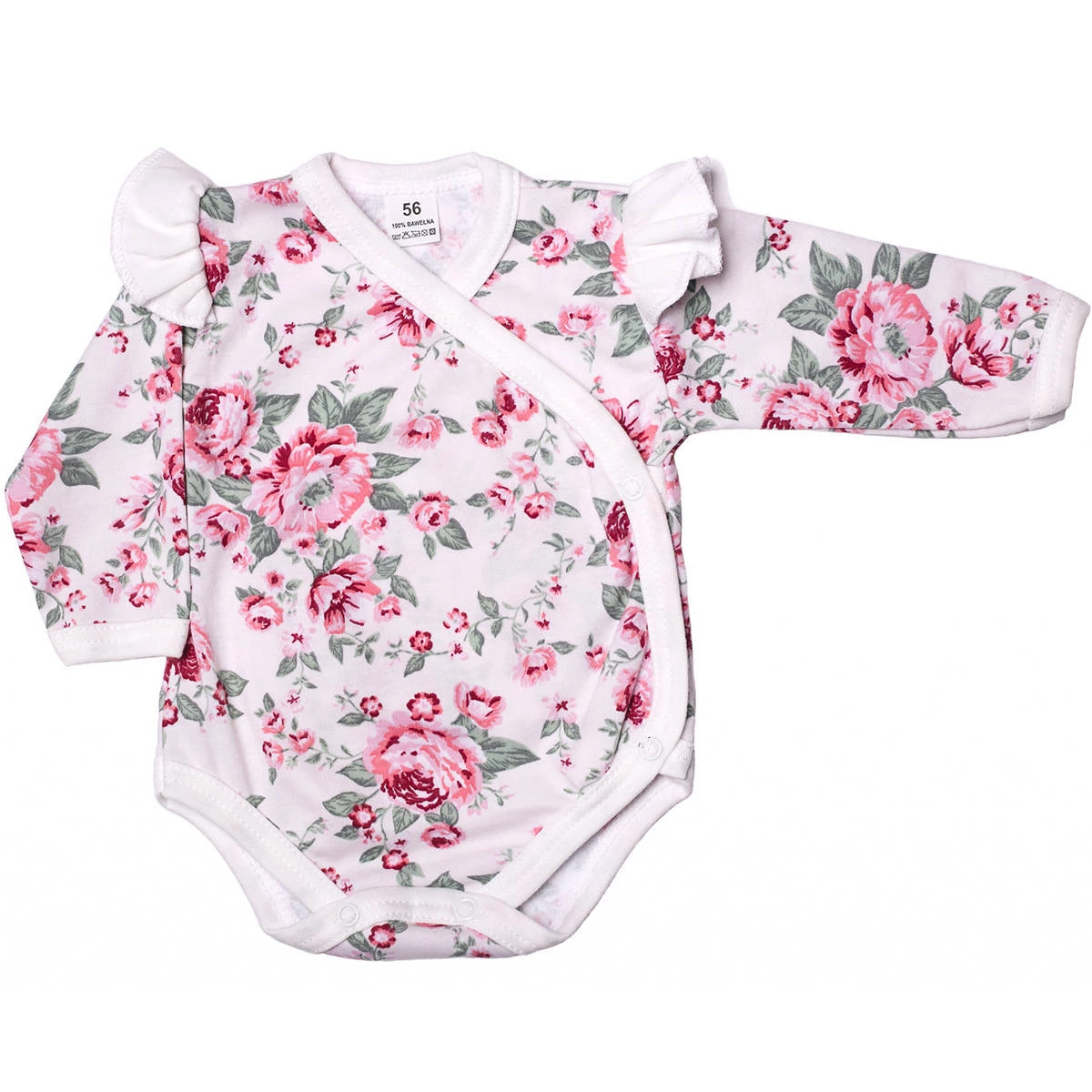 Obálkové kojenecké body - Nela s volánkem