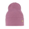 Dámská jarní/zimní čepice fialová 100% extra fine merino vlněná Sophie