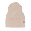 Dámská jarní/zimní čepice krémová 100% extra fine merino vlněná Sophie