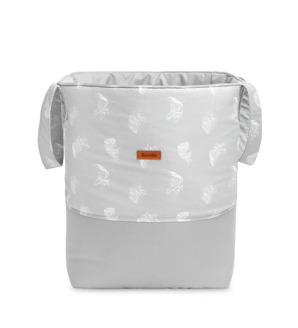 Koš na hračky Sensillo Feathers Grey