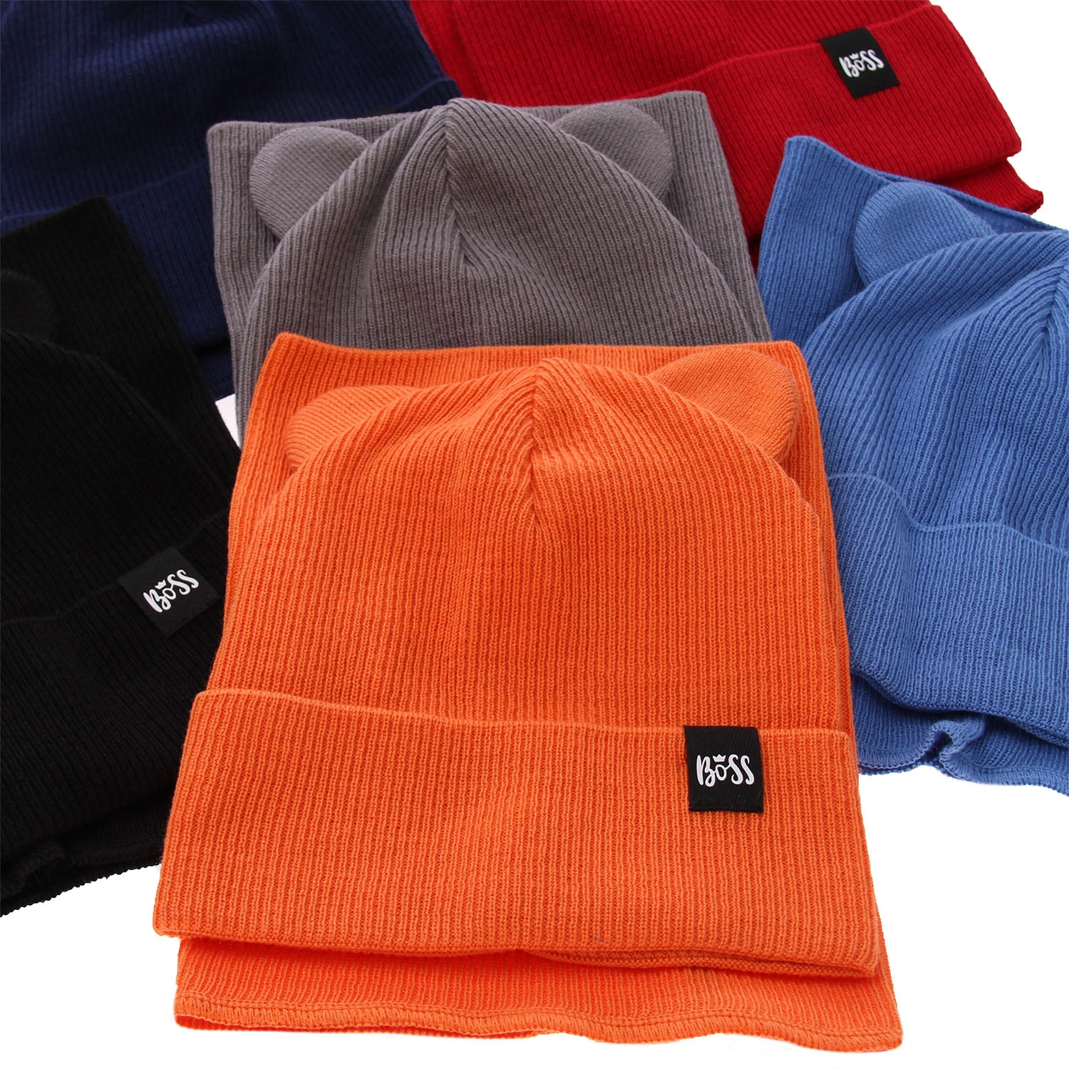 Komplet podzimní/jarní chlapecký: čepice a tunel, s bavlnou, zelený Grajan