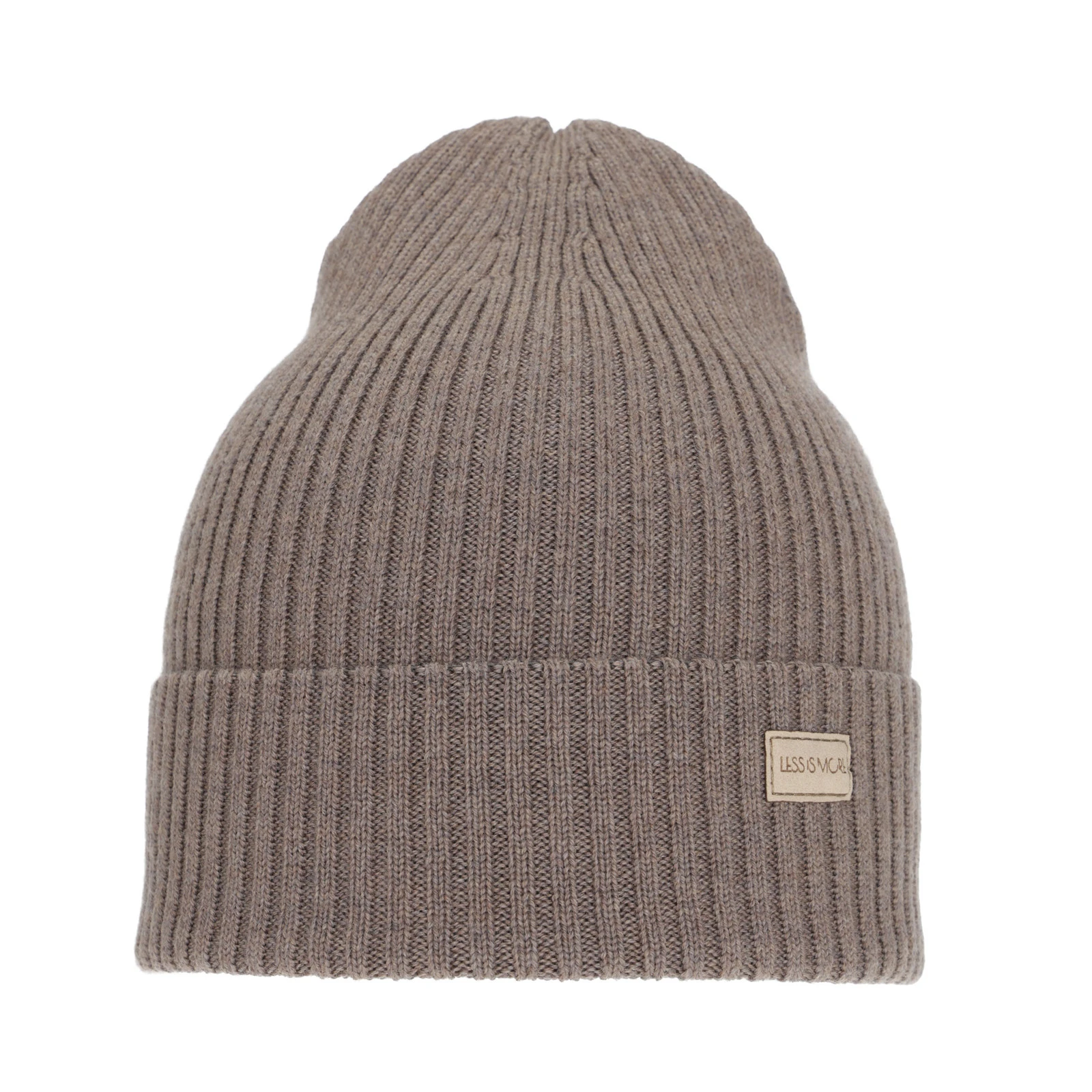 Dámská jarní/zimní čepice béžová 100% extra fine merino vlněná Sophie