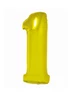 Zlatý balónek Smart s číslem "1" -76cm