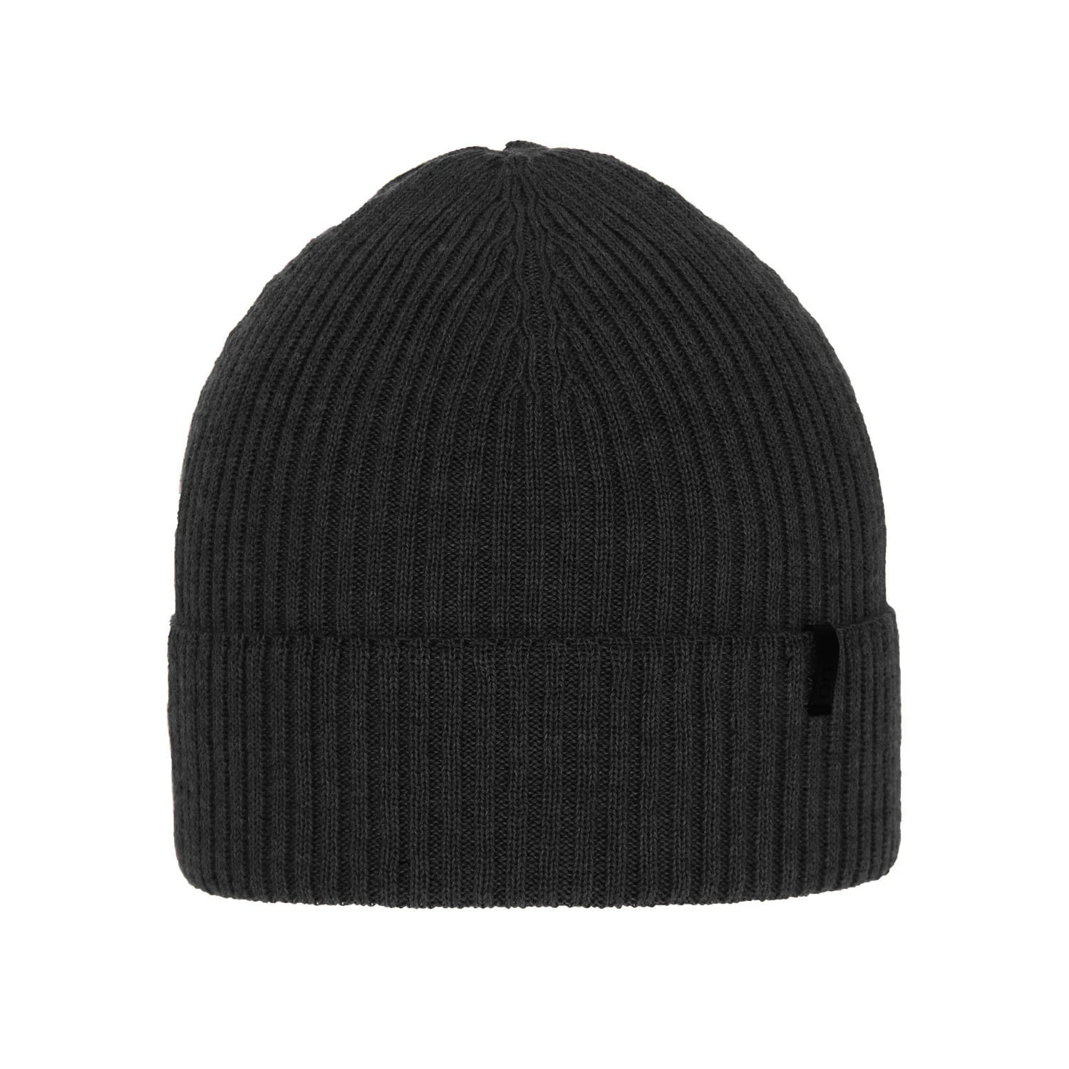 Pánská zimní čepice šedá 100% extra fine merino vlněná Thorin
