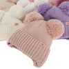 Dívčí zimní čepice, růžová, 100% merino vlněná, podšitá vlněným fleecem, zavazovací, Kiarina