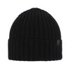Čepice zimní pánská černá 100% vlněná Merino Nathan