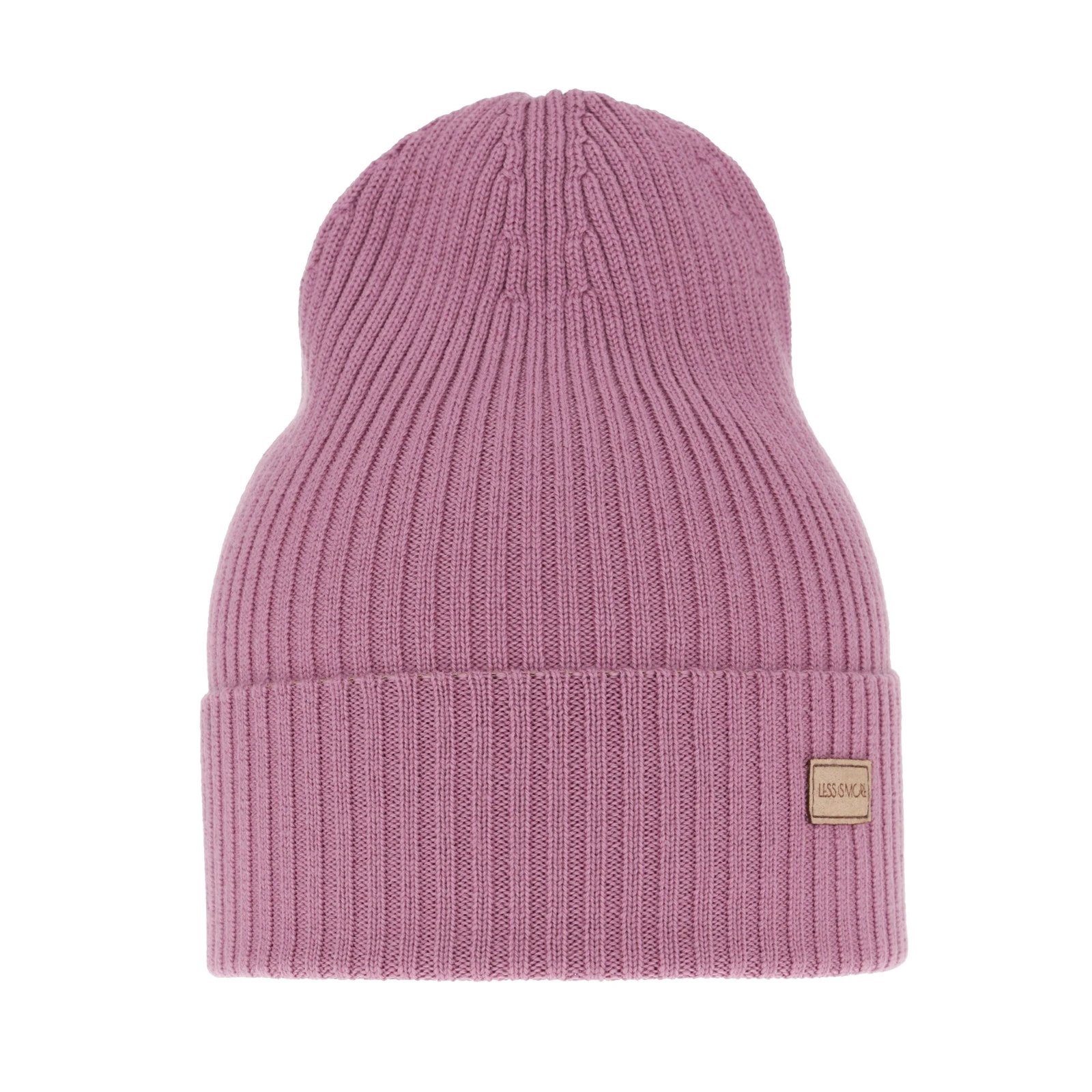 Dámská jarní/zimní čepice fialová 100% extra fine merino vlněná Sophie