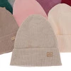 Dámská jarní/zimní čepice béžová 100% extra fine merino vlněná Sophie