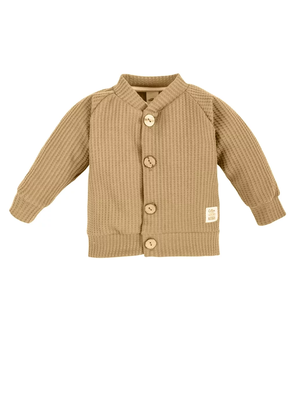 Dětská mikina Natural Waffel - Camel