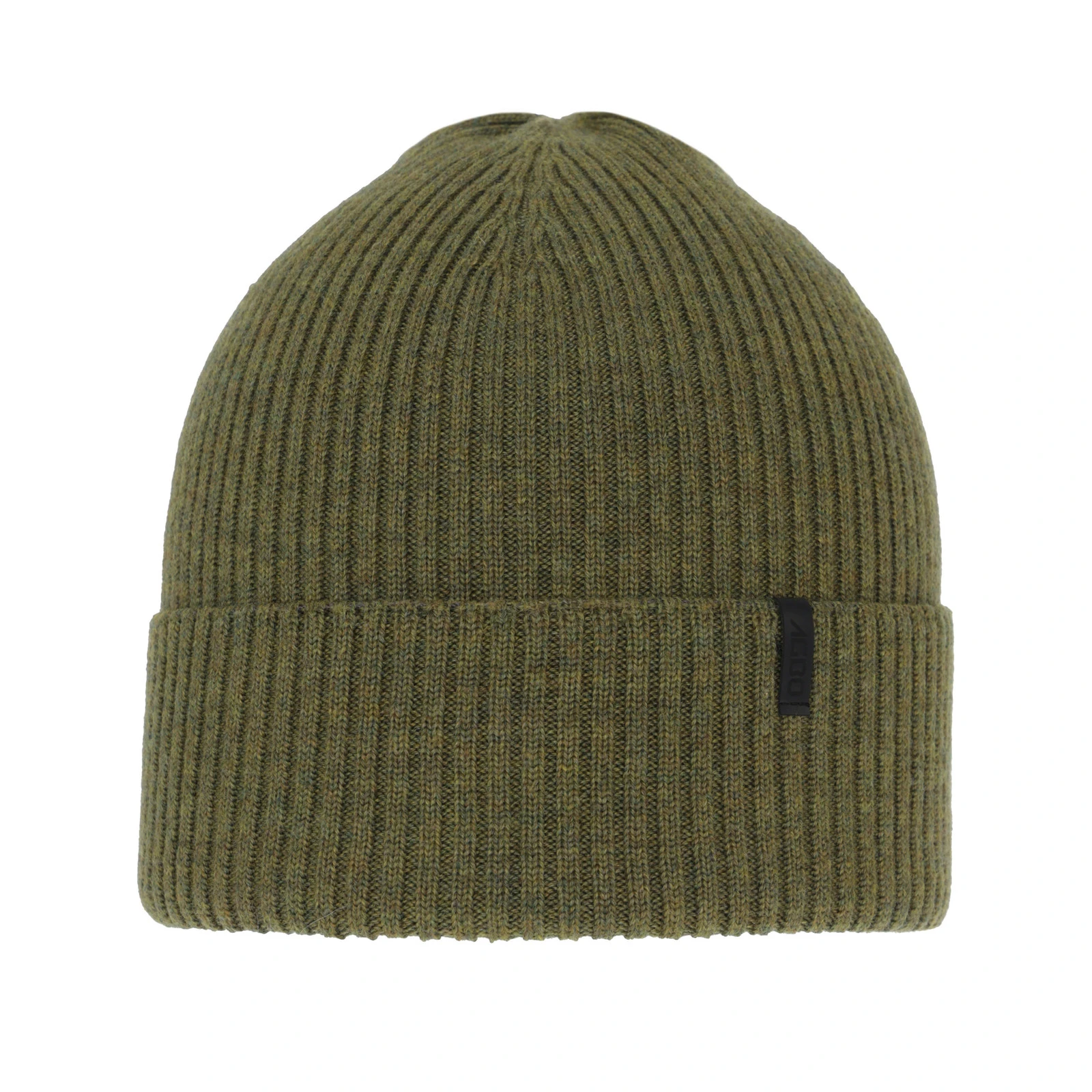 Pánská zimní čepice, khaki, 100% merino vlněná, Thorin