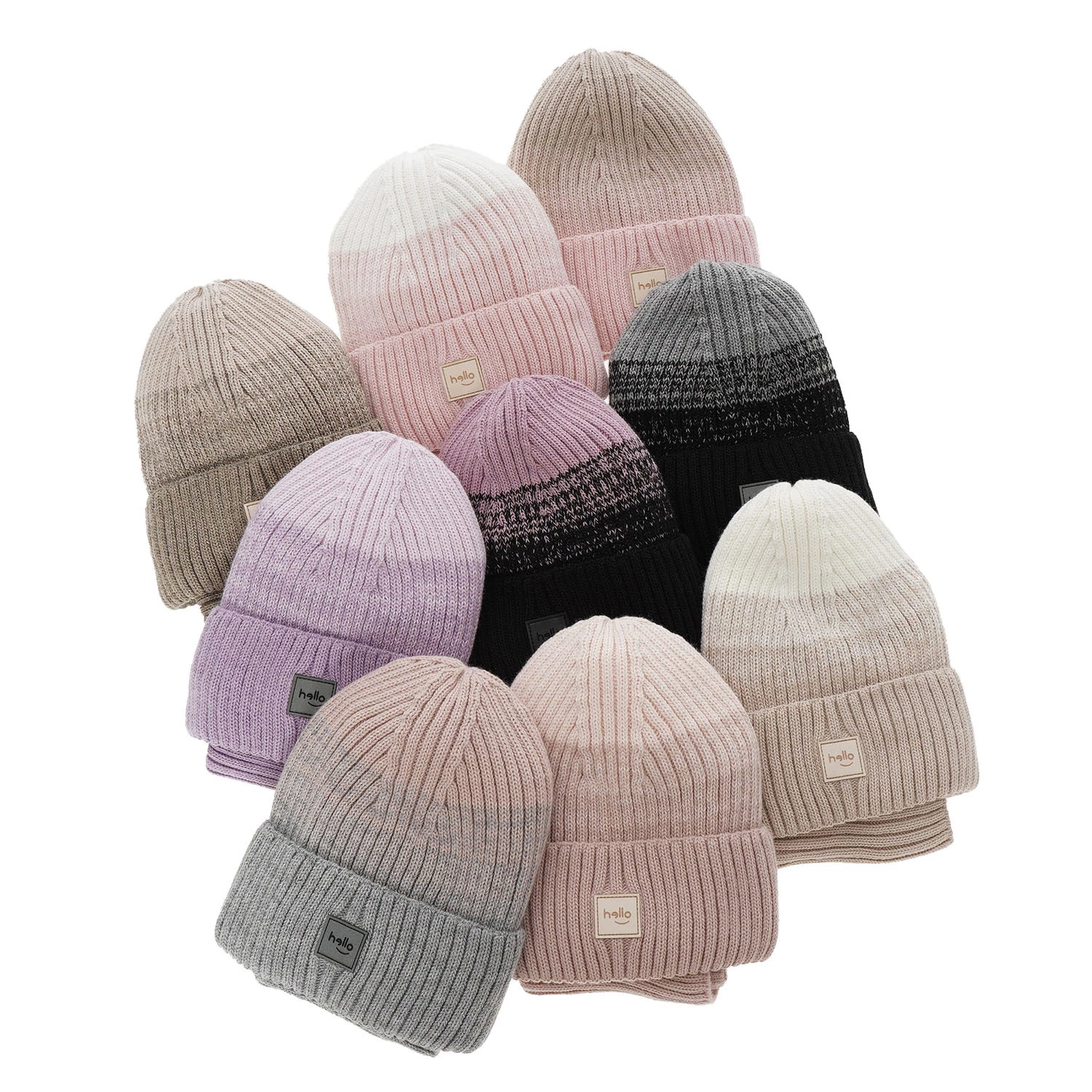 Komplet zimní dívčí: čepice a tunel růžový Tasha