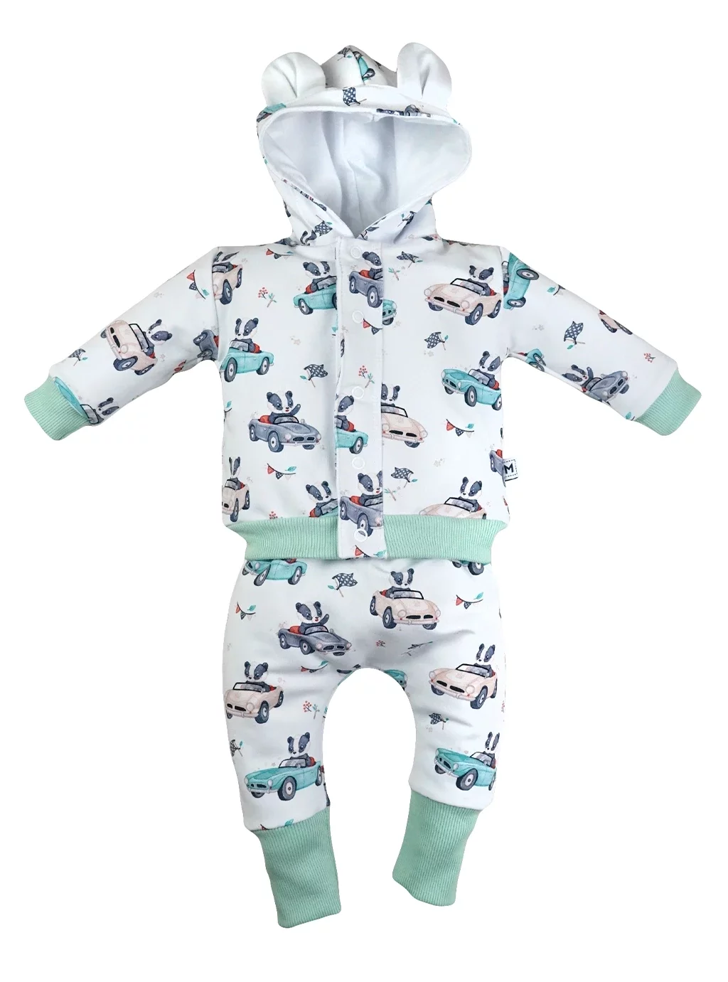 Tepláková souprava s kapucí - Retro Badger