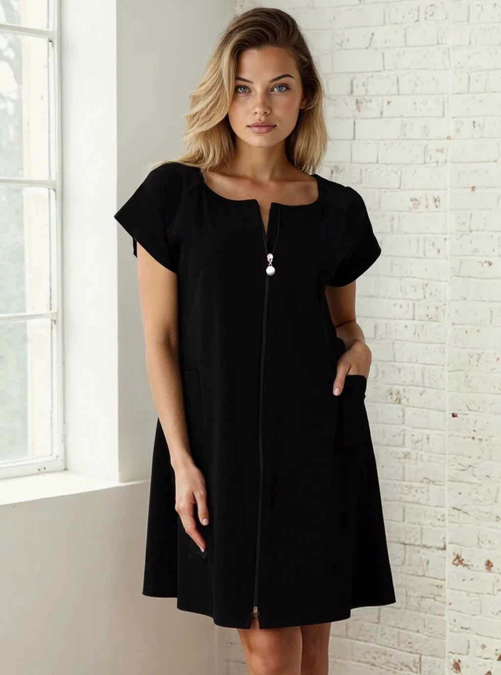 Těhotenská košile Nina - černá