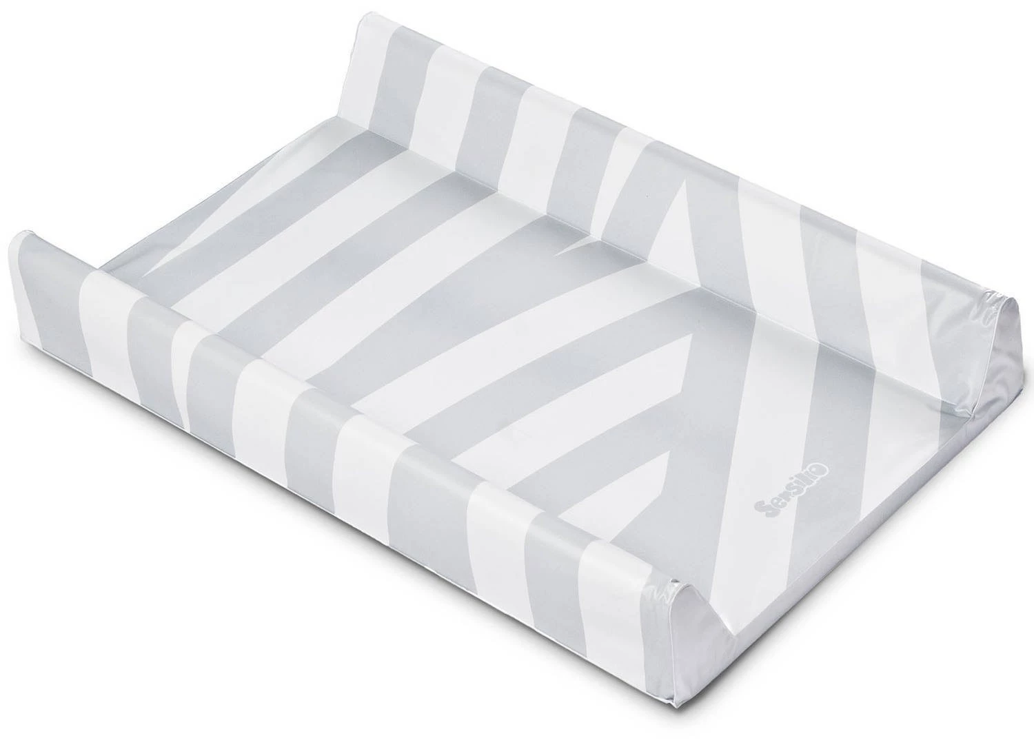 Přebalovací pult SENSILLO Patterns - pruhy platina