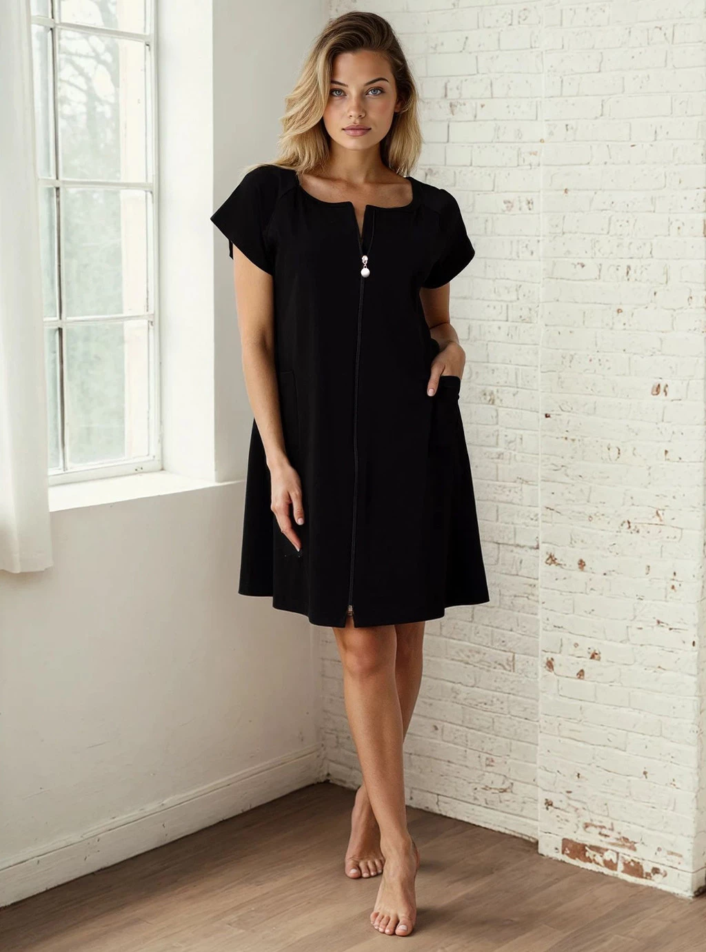 Těhotenská košile Nina - černá