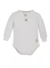 Kojenecké polo body DR Natural Waffel - White