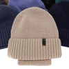 Čepice a tunel pro chlapce, zimní komplet, 100% merino vlněná, s podšitím z merino vlny, modrý Harbin