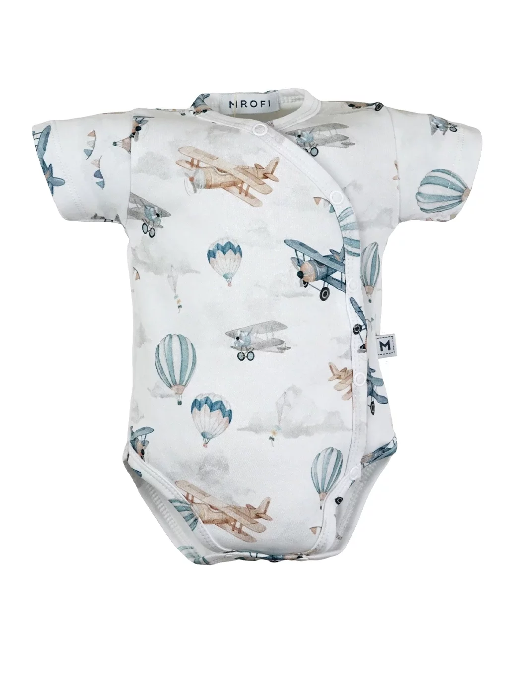 MROFI Obálkové kojenecké body - Vintage Planes