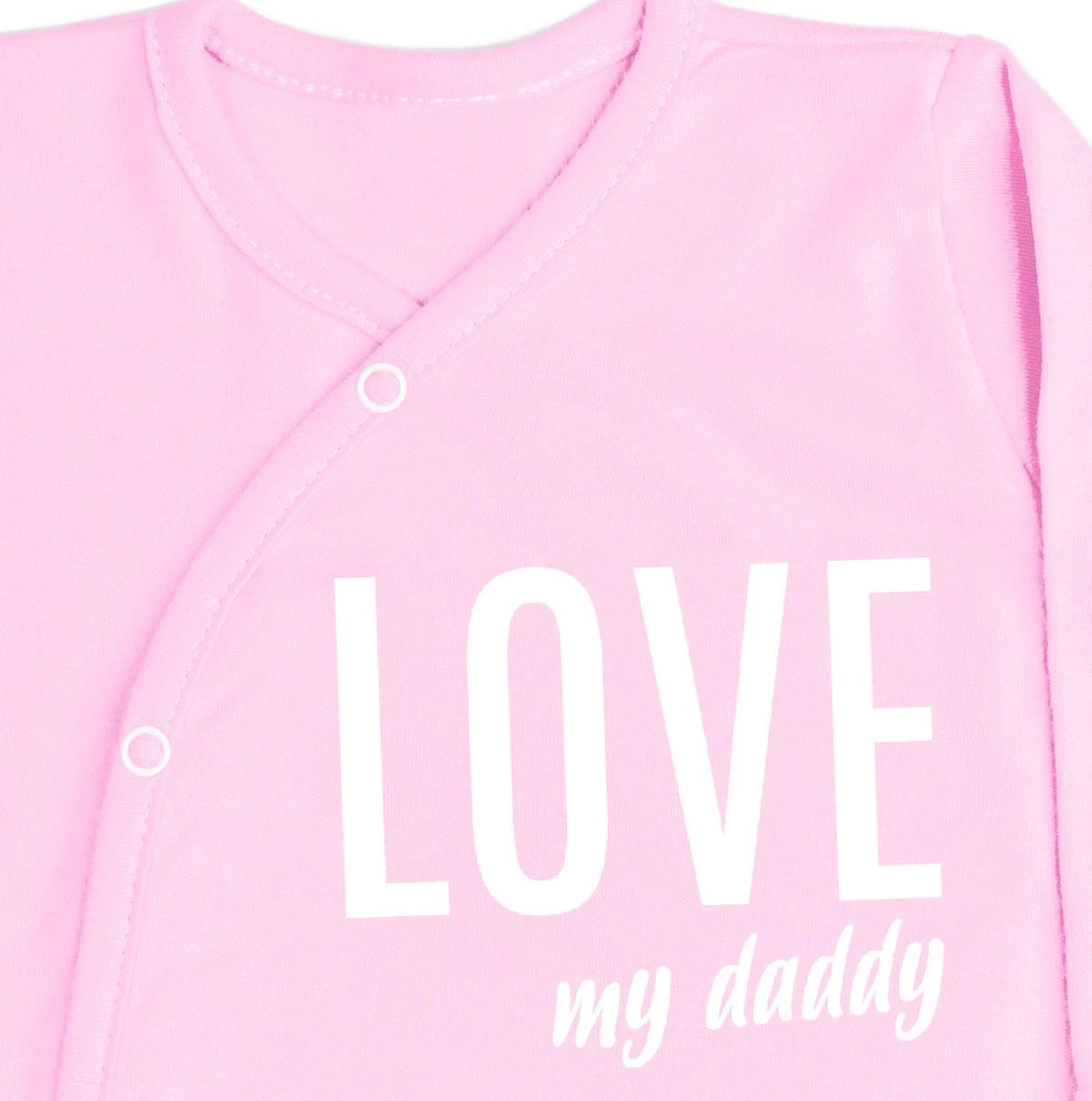 Dětský župan LOVE MY DADDY - růžový