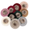 Dámský zimní baret camel merino vlnená Bonnie