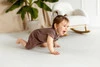  KR Bamboo Muslin Girl Baby Body - Choco