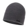Pánská podzimní, jarní čepice šedá 100% merino vlněná Fleur