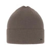 Pánská jarní/zimní čepice hnědá 100% extra fine merino vlněná Memfis