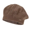 Beret pro dívku podzimní, jarní, hnědý, Kevira