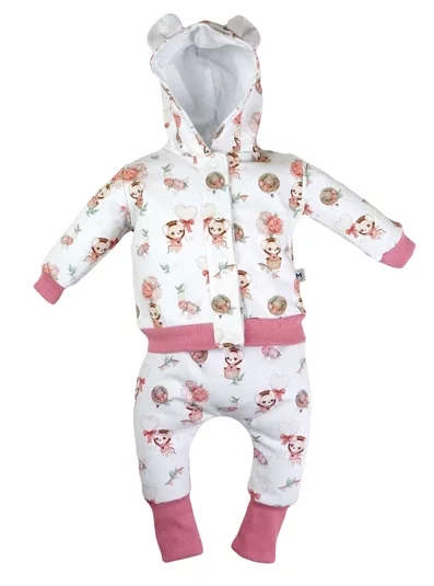 Tepláková souprava s kapucí - Little Mouse Cherry Shake