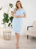Těhotenská košile Formommy Sunny Midi - Baby blue