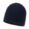 Pánská podzimní/jarní čepice tmavě modrá 100% merino vlněná Fleur