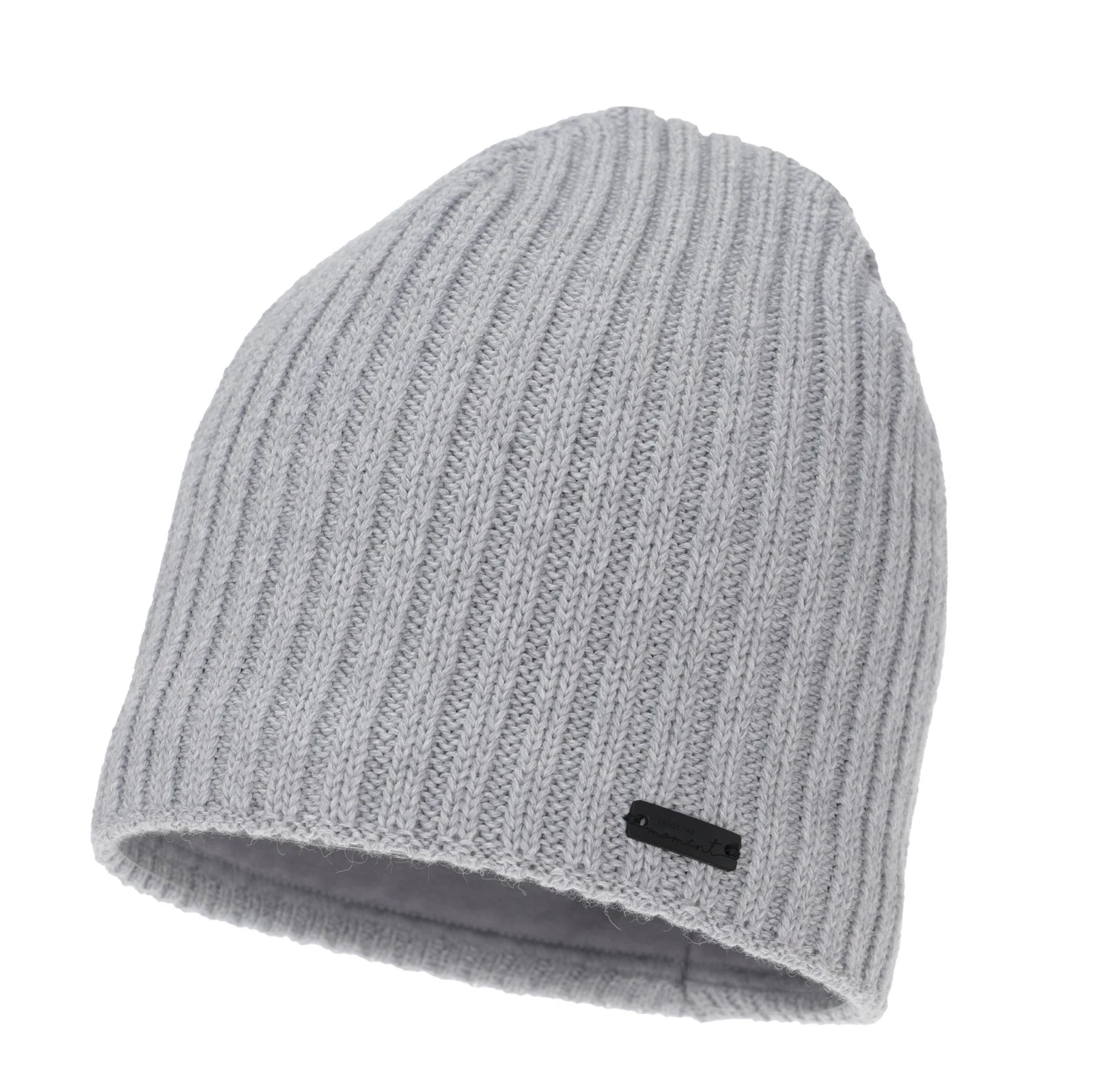 Dámská zimní čepice, zimní, šedá, s merino vlnou, Soletta