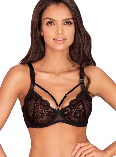 Mama Flow Soft kojící podprsenka - Černá