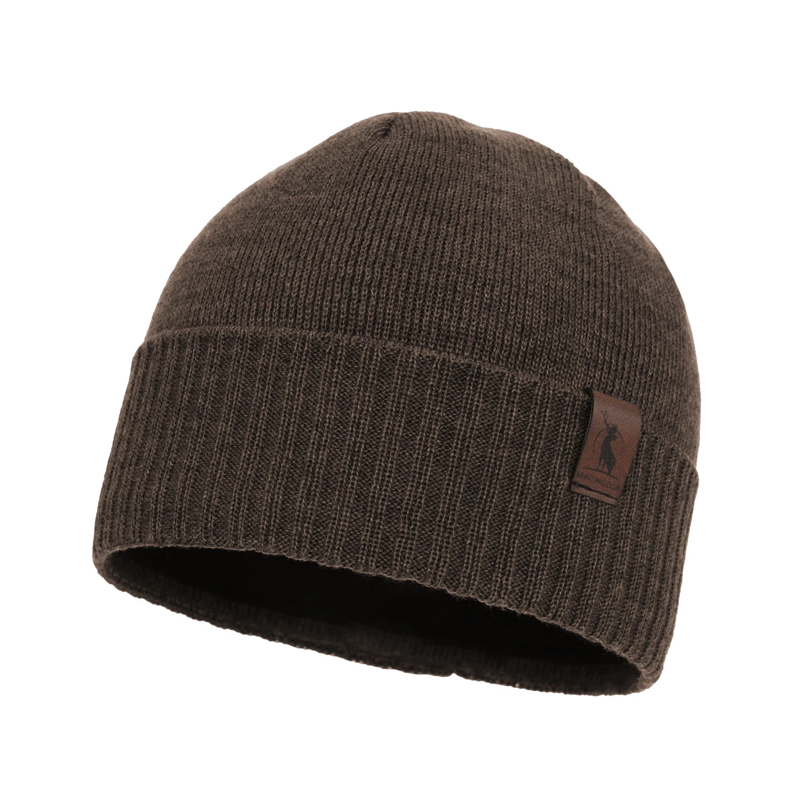 Pánská zimní čepice, jasnohnědá, s merino vlnou, Hogan
